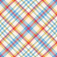 Plaid Patterns Seamless. Checkerboard Pattern Seamless Tartan Illustration Set for Scarf, Blanket, Other Modern Spring Summer Autumn Winter Holiday Fabric Print. vector