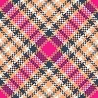 Tartan Plaid Pattern Seamless. Plaids Pattern Seamless. Seamless Tartan Illustration Set for Scarf, Blanket, Other Modern Spring Summer Autumn Winter Holiday Fabric Print. vector