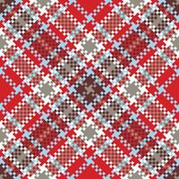 Tartan Plaid Pattern Seamless. Scottish Plaid, Template for Design Ornament. Seamless Fabric Texture. Illustration vector