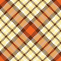 Tartan Plaid Pattern Seamless. Traditional Scottish Checkered Background. Seamless Tartan Illustration Set for Scarf, Blanket, Other Modern Spring Summer Autumn Winter Holiday Fabric Print. vector