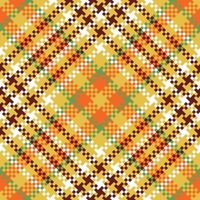 Tartan Plaid Pattern Seamless. Classic Scottish Tartan Design. Template for Design Ornament. Seamless Fabric Texture. Illustration vector