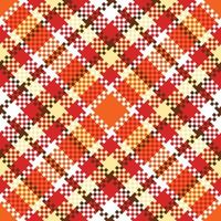 Tartan Plaid Pattern Seamless. Scottish Plaid, Template for Design Ornament. Seamless Fabric Texture. Illustration vector
