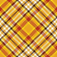 Scottish Tartan Plaid Seamless Pattern, Scottish Tartan Seamless Pattern. Traditional Scottish Woven Fabric. Lumberjack Shirt Flannel Textile. Pattern Tile Swatch Included. vector