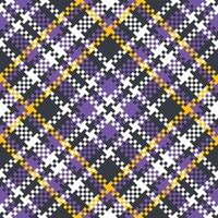 Plaid Pattern Seamless. Classic Plaid Tartan Seamless Tartan Illustration Set for Scarf, Blanket, Other Modern Spring Summer Autumn Winter Holiday Fabric Print. vector