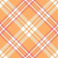 Scottish Tartan Pattern. Checkerboard Pattern Seamless Tartan Illustration Set for Scarf, Blanket, Other Modern Spring Summer Autumn Winter Holiday Fabric Print. vector