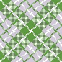 Classic Scottish Tartan Design. Tartan Plaid Seamless Pattern. Template for Design Ornament. Seamless Fabric Texture. vector