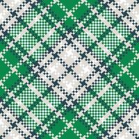Tartan Plaid Seamless Pattern. Checkerboard Pattern. Seamless Tartan Illustration Set for Scarf, Blanket, Other Modern Spring Summer Autumn Winter Holiday Fabric Print. vector