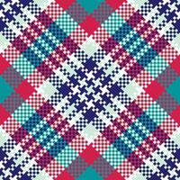 Tartan Plaid Pattern Seamless. Gingham Patterns. for Shirt Printing,clothes, Dresses, Tablecloths, Blankets, Bedding, Paper,quilt,fabric and Other Textile Products. vector