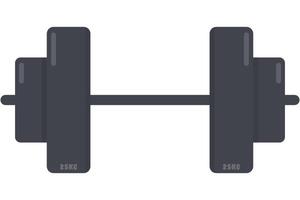 Dumbbell flat icon illustration isolated on white background. vector