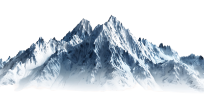 Mountain Render on Transparent Background png