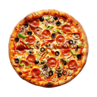 saboroso pizza isolado em transparente png