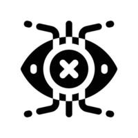 vision icon. glyph icon for your website, mobile, presentation, and logo design. vector