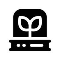 plant incubator icon. glyph icon for your website, mobile, presentation, and logo design. vector