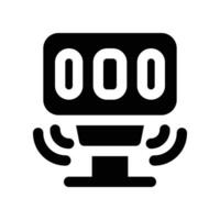motion sensor icon. glyph icon for your website, mobile, presentation, and logo design. vector