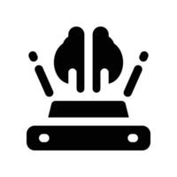 hologram icon. glyph icon for your website, mobile, presentation, and logo design. vector