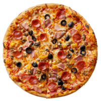 Isolated Pizza on Clear Background png