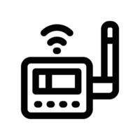 router icon. line icon for your website, mobile, presentation, and logo design. vector