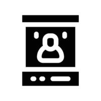 teleportation icon. glyph icon for your website, mobile, presentation, and logo design. vector