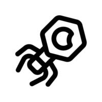 nano bot icon. line icon for your website, mobile, presentation, and logo design. vector