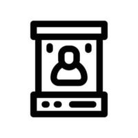 teleportation icon. line icon for your website, mobile, presentation, and logo design. vector