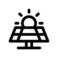 solar panel icon. dual tone icon for your website, mobile, presentation, and logo design. vector