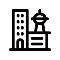 inteligente ciudad icono. doble tono icono para tu sitio web, móvil, presentación, y logo diseño. vector