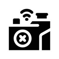 camera icon. glyph icon for your website, mobile, presentation, and logo design. vector