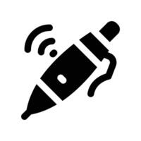pen icon. glyph icon for your website, mobile, presentation, and logo design. vector