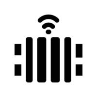 heater icon. glyph icon for your website, mobile, presentation, and logo design. vector
