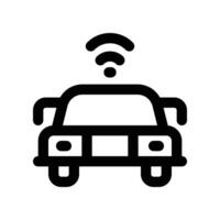 automation car icon. line icon for your website, mobile, presentation, and logo design. vector