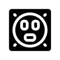 socket icon. glyph icon for your website, mobile, presentation, and logo design. vector