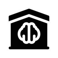 home automation icon. glyph icon for your website, mobile, presentation, and logo design. vector