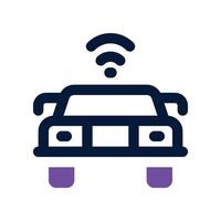 automation car icon. dual tone icon for your website, mobile, presentation, and logo design. vector