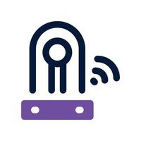 alarm icon. dual tone icon for your website, mobile, presentation, and logo design. vector