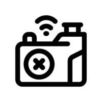 camera icon. line icon for your website, mobile, presentation, and logo design. vector