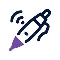 pen icon. dual tone icon for your website, mobile, presentation, and logo design. vector