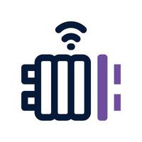 heater icon. dual tone icon for your website, mobile, presentation, and logo design. vector