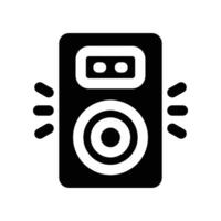 smart speaker icon. glyph icon for your website, mobile, presentation, and logo design. vector