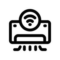 air conditioner icon. line icon for your website, mobile, presentation, and logo design. vector