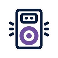 smart speaker icon. dual tone icon for your website, mobile, presentation, and logo design. vector