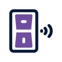 smart switch icon. dual tone icon for your website, mobile, presentation, and logo design. vector