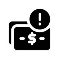 recession icon. glyph icon for your website, mobile, presentation, and logo design. vector
