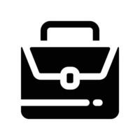 briefcase icon. glyph icon for your website, mobile, presentation, and logo design. vector