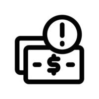 recession icon. line icon for your website, mobile, presentation, and logo design. vector