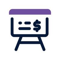 presentation icon. dual tone icon for your website, mobile, presentation, and logo design. vector
