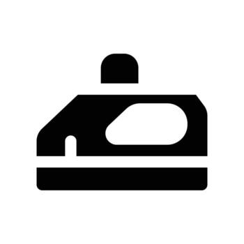 iron icon. glyph icon for your website, mobile, presentation, and logo design. vector