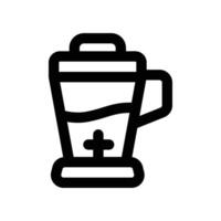 blender icon. line icon for your website, mobile, presentation, and logo design. vector
