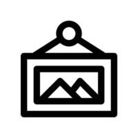 picture icon. line icon for your website, mobile, presentation, and logo design. vector