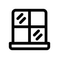 window icon. line icon for your website, mobile, presentation, and logo design. vector