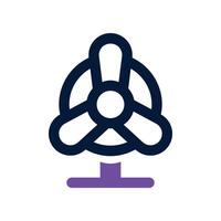 fan icon. dual tone icon for your website, mobile, presentation, and logo design. vector